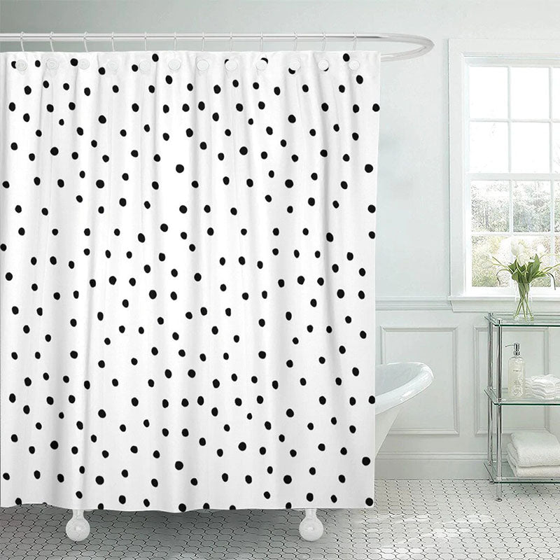 Rideau De Douche À Pois