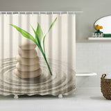Rideau De Douche Beige Zen