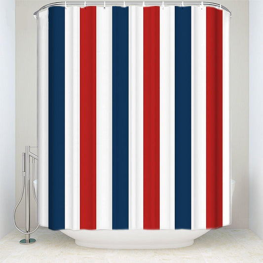 Rideau De Douche Bleu Blanc Rouge