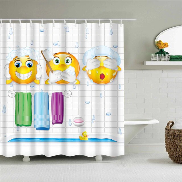 Rideau De Douche Emoticone