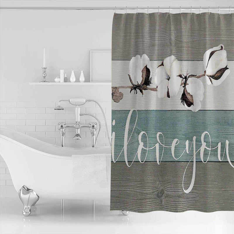 Rideau De Douche <br> Fleur De Coton