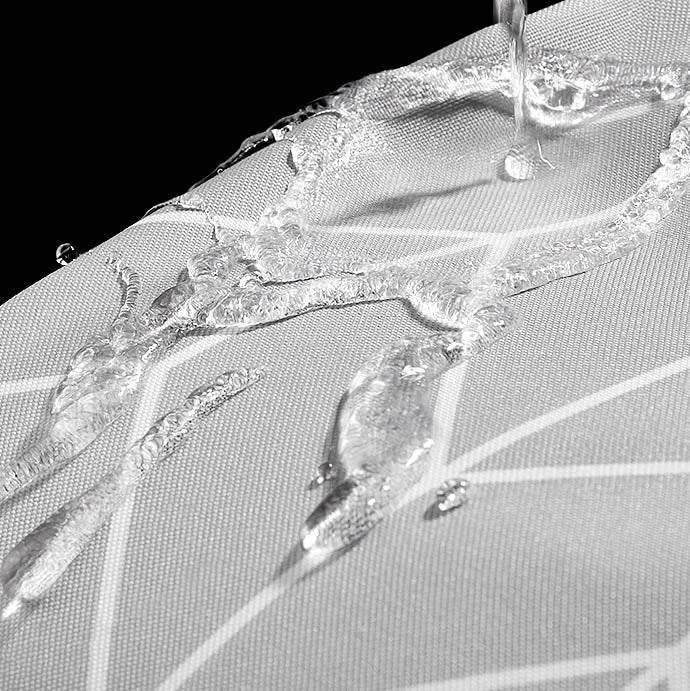 Rideaux De Douche <br> Design Gris