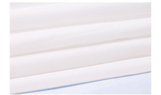 Rideau De Douche Blanc Tissu