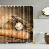 Rideau De Douche Équipement De Baseball