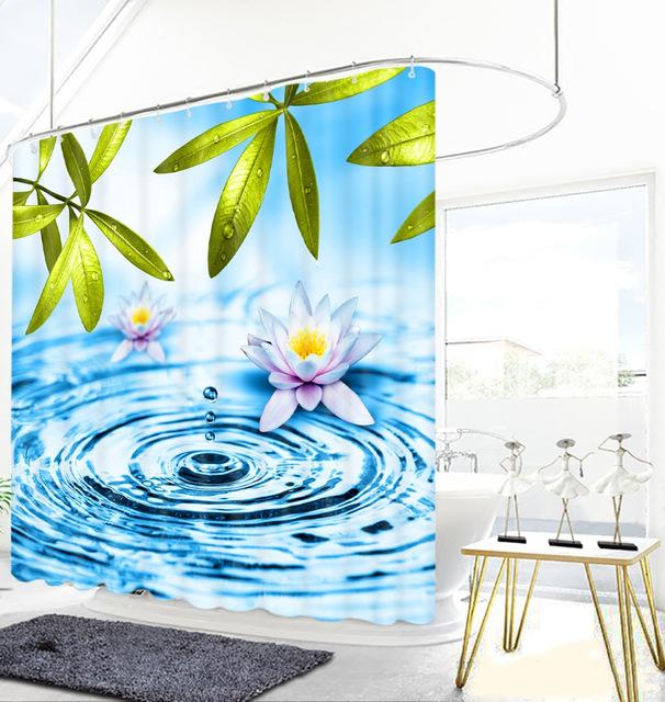 Rideau De Douche Goutte D'Eau