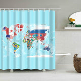 Rideau De Douche Pays Du Monde