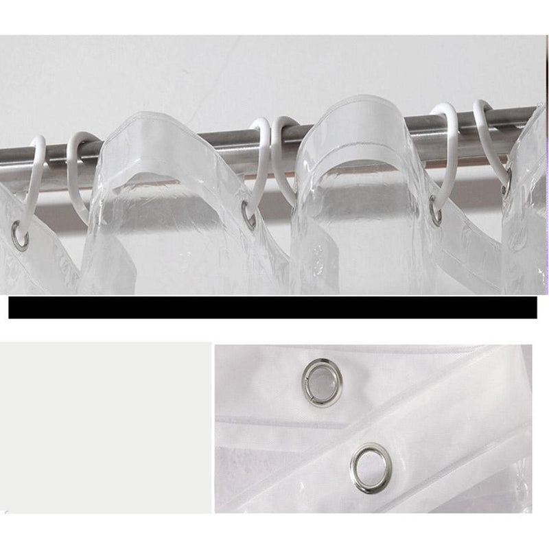 Rideau De Douche Plastique Transparent