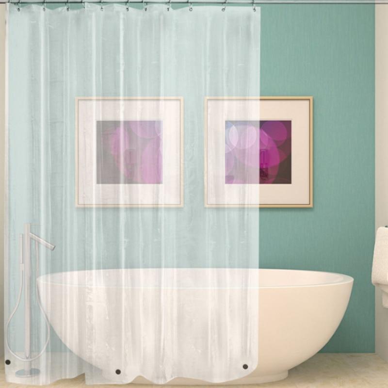 Rideau De Douche Plastique Transparent