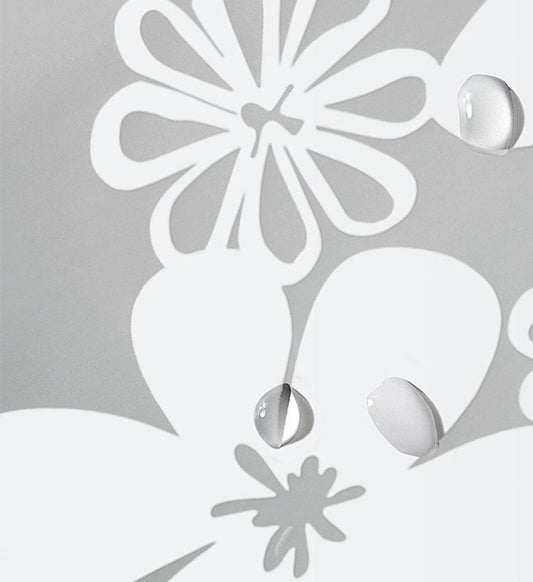 Rideau De Douche Semi Transparent