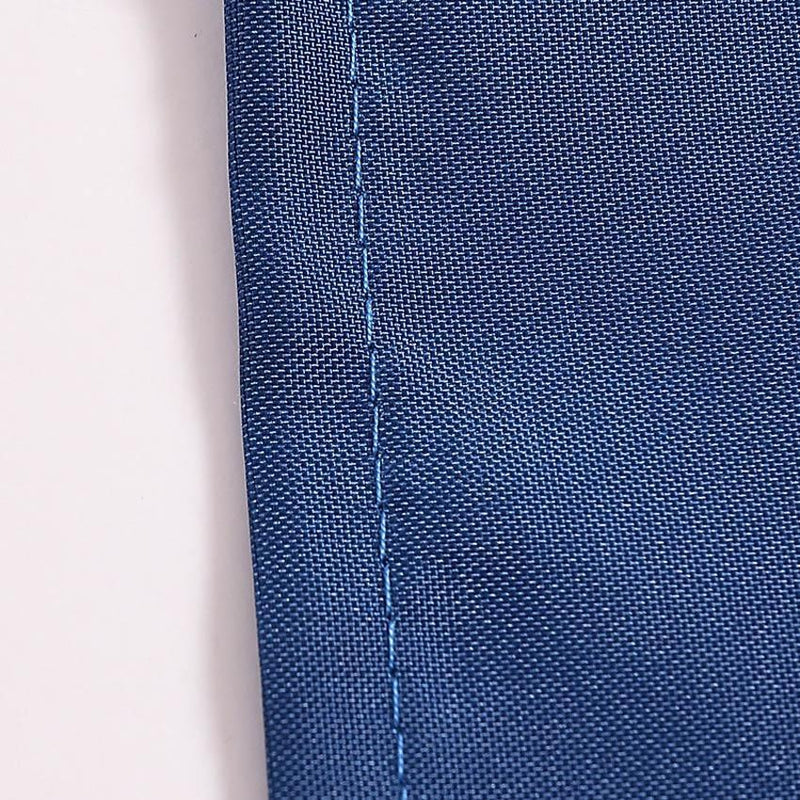 Rideau De Douche Tissu Bleu