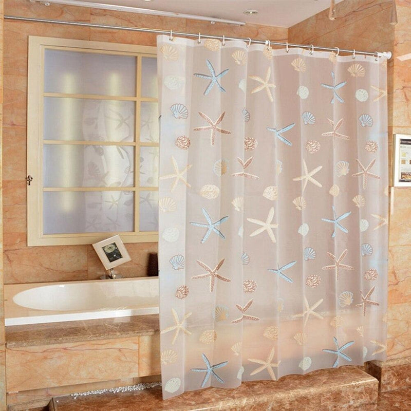 Rideau De Douche Transparent Coquillage