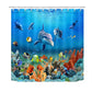 Rideau De Douche <br> Animaux Marins