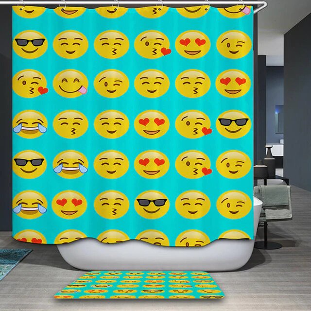 Rideau De Douche Emoji