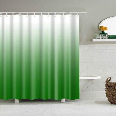 Rideau De Douche Dégradé Vert