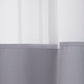 Rideau De Douche Gris Et Blanc