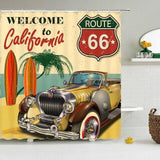 Rideau De Douche Style Retro