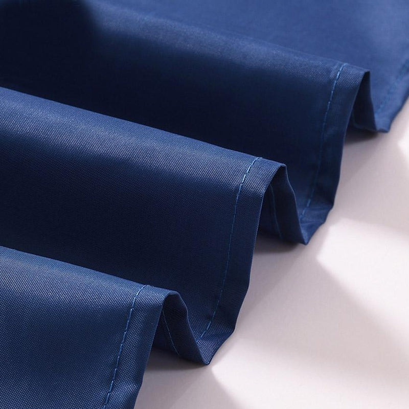 Rideau De Douche Tissu Bleu